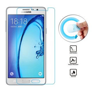 Schutzfolie f&uuml;r Samsung Galaxy ON 5 Splitterfrei biegsam Display Schutz 9H Smartphone passend zu Modell G-5500