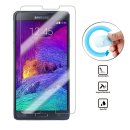 Schutz Protector für Samsung Galaxy Note 4 biegsam Splitterfrei Display Schutz 9H Smartphone passend zu Modell SM-N910F
