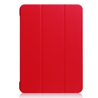 Schutzhülle für Apple iPad Pro 2017 und iPad Air 3 2019 10.5 Zoll Ultra Slim Cover Hardcase aufstellbar und Wake & Sleep Funktion (Rot)
