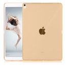 Silikoncover für Apple iPad Pro 2017 und iPad Air 3 2019 in 10.5 Zolll Cover Gummihülle TPU Hülle (Gold)