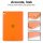TPU Cover für Apple iPad Pro 2017 und iPad Air 3 2019 in 10.5 Zoll Gummihülle Flexibles Silikoncase (Orange)