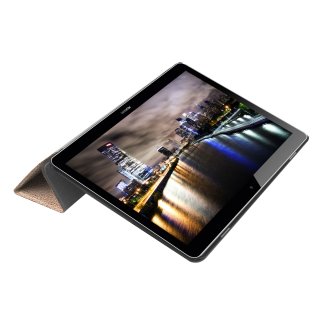 Tablet Schutz für Huawei T3 10 Ultra Slim Cover 9.6 Zoll Hardcase aufstellbar und Wake & Sleep Funktion + GRATIS Stylus Touch Pen