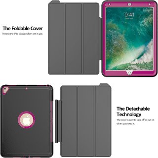 Schutzhülle für Apple iPad 2017 und iPad Air 3 2019 in 10.5 Zoll COVER Folie Outdoor Hülle Folie Case Tasche