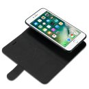 Cover für Apple iPhone 7 Plus 5.5 Zoll aufklappbare Hülle Book Style Hardcase in Kunstleder verschließbare Handy Schutzhülle