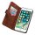 Schutzhülle für Apple iPhone 7 Plus 5.5 Zoll aufklappbare Hülle Book Style Hardcase Cover in Kunstleder verschließbares Handy Case