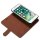 Schutzhülle für Apple iPhone 7 Plus 5.5 Zoll aufklappbare Hülle Book Style Hardcase Cover in Kunstleder verschließbares Handy Case