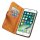 Hülle für Apple iPhone 7 Plus 5.5 Zoll aufklappbare Hülle Book Style Hardcase Cover in Leder-Optik verschließbare Handy Schutzhülle