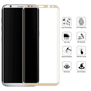 Schutzglas für Samsung Galaxy S8 SM-G950 5.8 Zoll Display Cover Schutz Glas 9H Rund