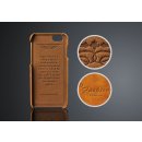 Cover für Apple iPhone 7 Plus 5.5 Zoll Hülle mit 2 Kartenfächern Hardcase in Kunstleder Soft Touch Handy Case