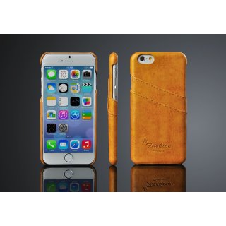 Sleeve f&uuml;r Apple iPhone 8 Plus 5.5 Zoll H&uuml;lle mit 2 Kartenf&auml;chern Hardcase Soft Touch Case