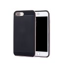Hülle für Apple iPhone 8 Plus 5.5 Zoll Smartphone Schutz Hardcase Carbon-Optik