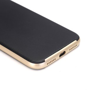 Schutzh&uuml;lle f&uuml;r Apple iPhone X 5.8 Zoll Schutzcover Hardcase Carbon-Optik