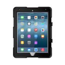 3in1 Outdoor Tablethülle für Apple iPad 2017 9.7 Zoll stoßfestes Hardcase und Silikonrahmen Tablet Hybrid