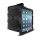 3in1 Outdoor Tablethülle für Apple iPad 2017 9.7 Zoll stoßfestes Hardcase und Silikonrahmen Tablet Hybrid