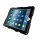 3in1 Outdoor Tablethülle für Apple iPad 2017 9.7 Zoll stoßfestes Hardcase und Silikonrahmen Tablet Hybrid