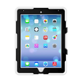 3in1 Outdoor Tablettasche für Apple iPad 2017 9.7 Zoll stoßfestes Hardcase und Silikonrahmen Tablet Hybrid