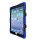 3in1 Outdoor Tabletschutz für Apple iPad 2017 9.7 Zoll stoßfestes Hardcase und Silikonrahmen Tablet Hybrid