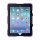 3in1 Outdoor Tablethülle für Apple iPad 2017 9.7 Zoll stoßfestes Hardcase und Silikonrahmen Tablet Hybrid