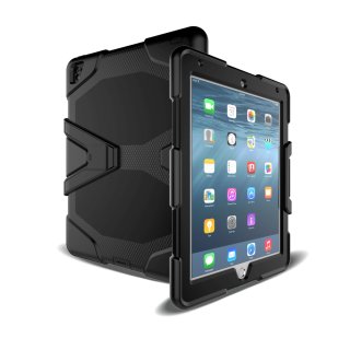 3in1 Outdoor Tablethülle für Apple iPad Pro 2017 und iPad Air 3 2019 in 10.5 Zoll stoßfestes Hardcase und Silikonrahmen
