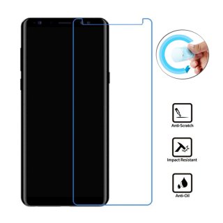 2x Schutzfolie für Samsung Galaxy Note 8 (SM-N950F) mit 6.3 Zoll NANO Schutzfolie Display Film Klarsicht