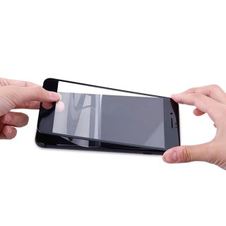 Displayschutz für Apple iPhone 8/SE2/SE3 4.7 Zoll gerundetes Glas Schutzglas curved