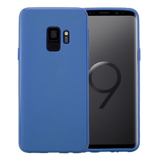 Schutzhülle für Samsung Galaxy S9 SM-G960 5.8 Zoll TPU Cover Handyhülle aus weichem elastischem Material Blau
