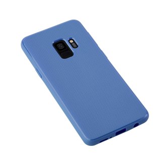 Schutzh&uuml;lle f&uuml;r Samsung Galaxy S9 SM-G960 5.8 Zoll TPU Cover Handyh&uuml;lle aus weichem elastischem Material Blau