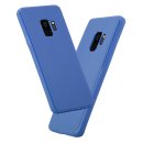 Schutzhülle für Samsung Galaxy S9 SM-G960 5.8 Zoll TPU Cover Handyhülle aus weichem elastischem Material Blau