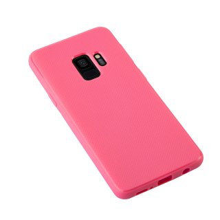 Schutzhülle weich für Samsung Galaxy S9 SM-G960 5.8 Zoll Silikon Hülle Case aus flexiblem Material Rosa