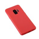 Handy Case für Samsung Galaxy S9 SM-G960 5.8 Zoll Silikon Cover Schutzhülle aus weichem elastischem Material Rot