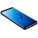 Anti Gravity Handyhülle für Samsung Galaxy S9 Plus SM-G965 6.2 Zoll Case selbsthaftende Hülle zum Kleben an Oberflächen Schwarz