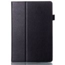 Hülle für Lenovo Tab 10 TB-X103F 10.1 Zoll Tablet Schutzhülle aus Kunstleder Smart Cover Flip Case Schwarz