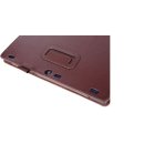 Tablet Hülle für Lenovo Tab 10 TB-X103F 10.1 Zoll Schutzhülle aus Kunstleder Smart Cover Flip Case Braun