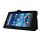 Hülle für Amazon Fire HD 8 Tablet (2016+2017 Modell) mit 8 Zoll Schutzhülle Kunstleder Flip Case mit Touch Pen Schwarz