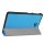 3er Set für Samsung Galaxy Tab A 10.1 Zoll SM-T580 T585 Tablet mit Hülle + Schutzglas + Touch Pen mit Auto Sleep/Wake Schutzhülle 3in1 Hellblau