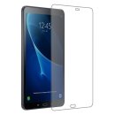 3er Set für Samsung Galaxy Tab A 10.1 Zoll SM-T580 T585 Tablet mit Schutzhülle + Schutzglas + Eingabestift mit Auto Sleep/Wake Hülle 3in1 Weiß