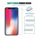 2x Schutzglas Set für Apple iPhone X Schutzglas mit 5.8 Zoll Displayschutz 9H Glasfolie Screen Protector blasenfrei