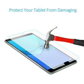 Schutzglas für Huawei MediaPad M5 mit 8.4 Zoll Displayschutz 9H Screen Protector Hartglas blasenfrei fettabweisend