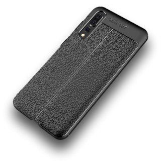 Hülle für Huawei P20 Pro 6.1 Zoll TPU Case Robuste Handyhülle Dünn aus weichem flexiblem Material Slim Schwarz