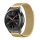 Uhrband 22mm Edelstahl für Motorola Moto 360 2nd Gen 46mm Ersatzarmband mit Magnetverschluss in FarbeFarbe: gold