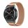 Ersatzarmband 22mm Edelstahl für Motorola Moto 360 2nd Gen 46mm Uhrenarmband mit Magnetverschluss in FarbeFarbe: bronze