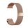 Ersatzarmband 22mm Edelstahl für Fossil Q Founder 2.0/Marshal/Wander/Crewmaster Uhrenarmband mit Magnetverschluss in FarbeFarbe: bronze