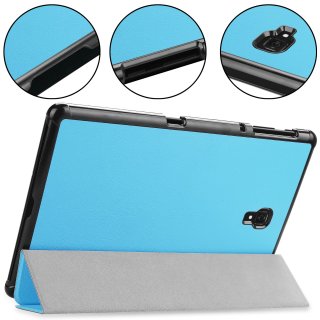 Schutzhülle für Samsung Galaxy Tab A SM-T590 SM-T595 SM-T597 10.5 Zoll Hülle Flip Case mit Auto Sleep/Wake + Touch Pen Hellblau