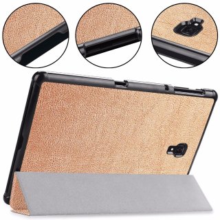 Schutzhülle für Samsung Galaxy Tab A SM-T590 SM-T595 SM-T597 10.5 Zoll Hülle Flip Case mit Auto Sleep/Wake + Touchpen Bronze