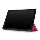 Cover für Samsung Galaxy Tab A SM-T590 SM-T595 SM-T597 10.5 Zoll Schutzhülle Hülle Flip Case mit Auto Sleep/Wake + Touchpen Pink