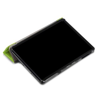 Case für Samsung Galaxy Tab A SM-T590 SM-T595 SM-T597 10.5 Zoll Schutzhülle Smart Cover Hülle mit Auto Sleep/Wake + Touch Pen Grün
