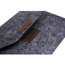 Laptoptasche für 13.3 Zoll Notebook MacBook Tablet Uni Tasche Hülle mit Nebenfach und Klettverschluss