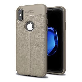 Schutzhülle für Apple iPhone XS Max Cover 6.5 Zoll Dünn Case Tasche Outdoor Handyhülle aus TPU Stoßfest Extra Schutz Robust Grau