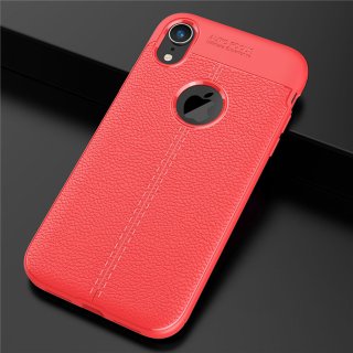 Case für Apple iPhone XR Hülle 6.1 Zoll Dünn Cover Schutzhülle Outdoor Handyhülle aus TPU Stoßfest Extra Schutz Robust Rot