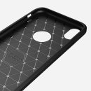 Hülle für Apple iPhone XR Schutzhülle 6.1 Zoll Slim Case Cover Outdoor Handyhülle aus TPU Stoßfest Extra Schutz Leicht Schwarz